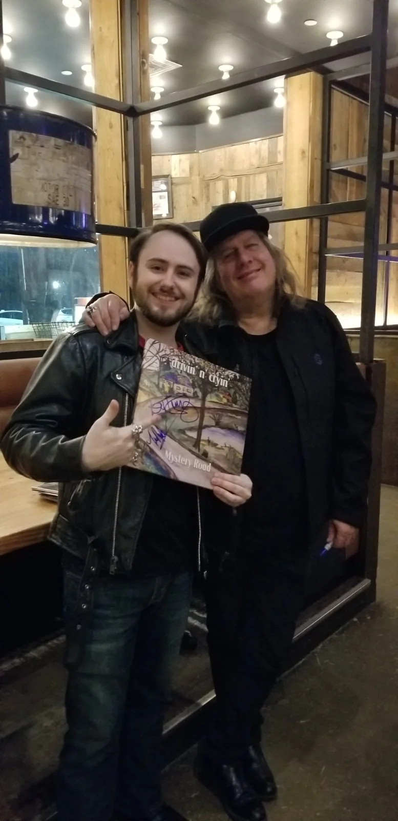 Drivin N Cryin Mystery Road Vinyl LP SIGNED, image 4