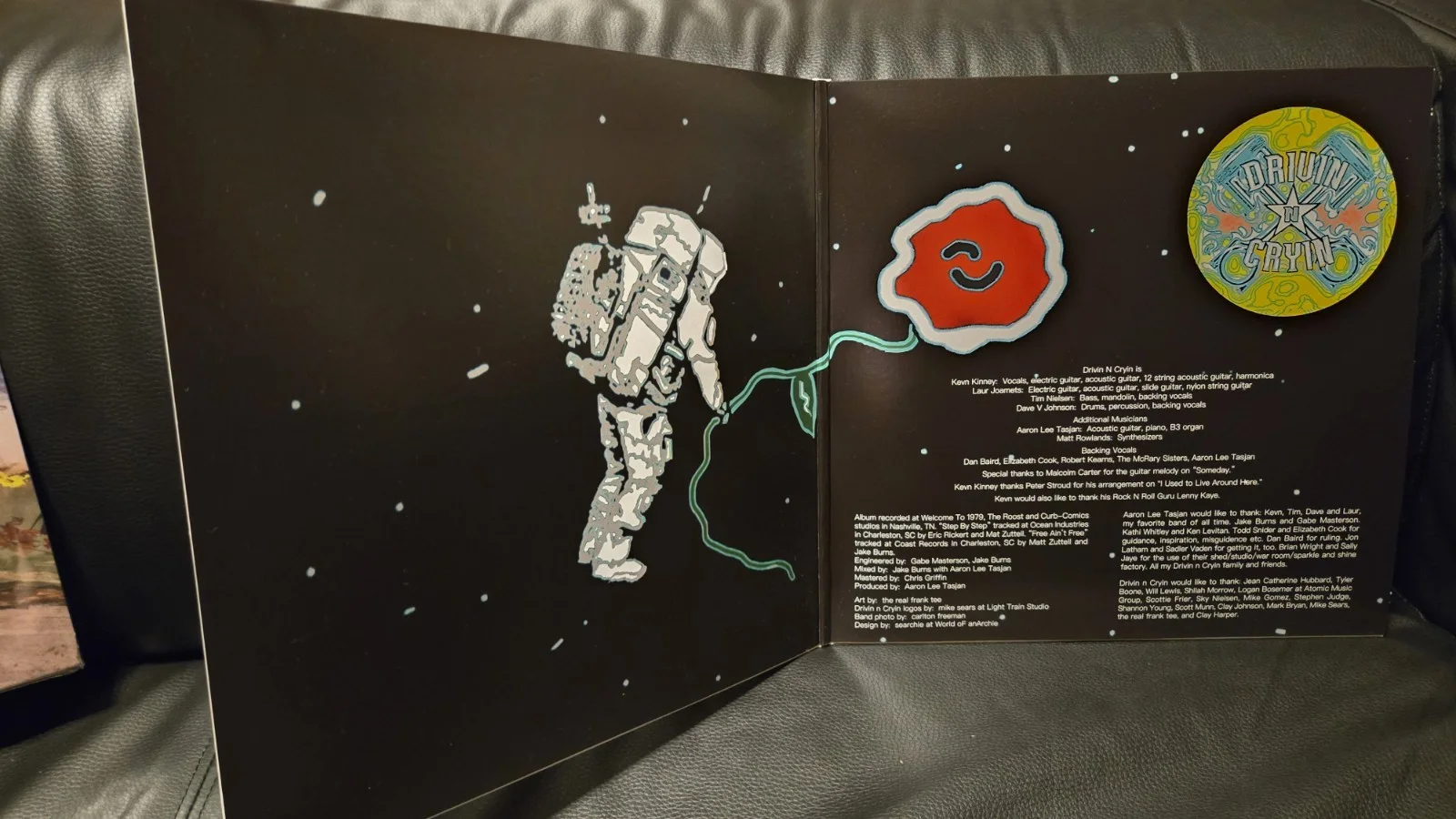 Drivin N Cryin Live The Love Beautiful Vinyl LP SIGNED by Entire Band, изображение 3