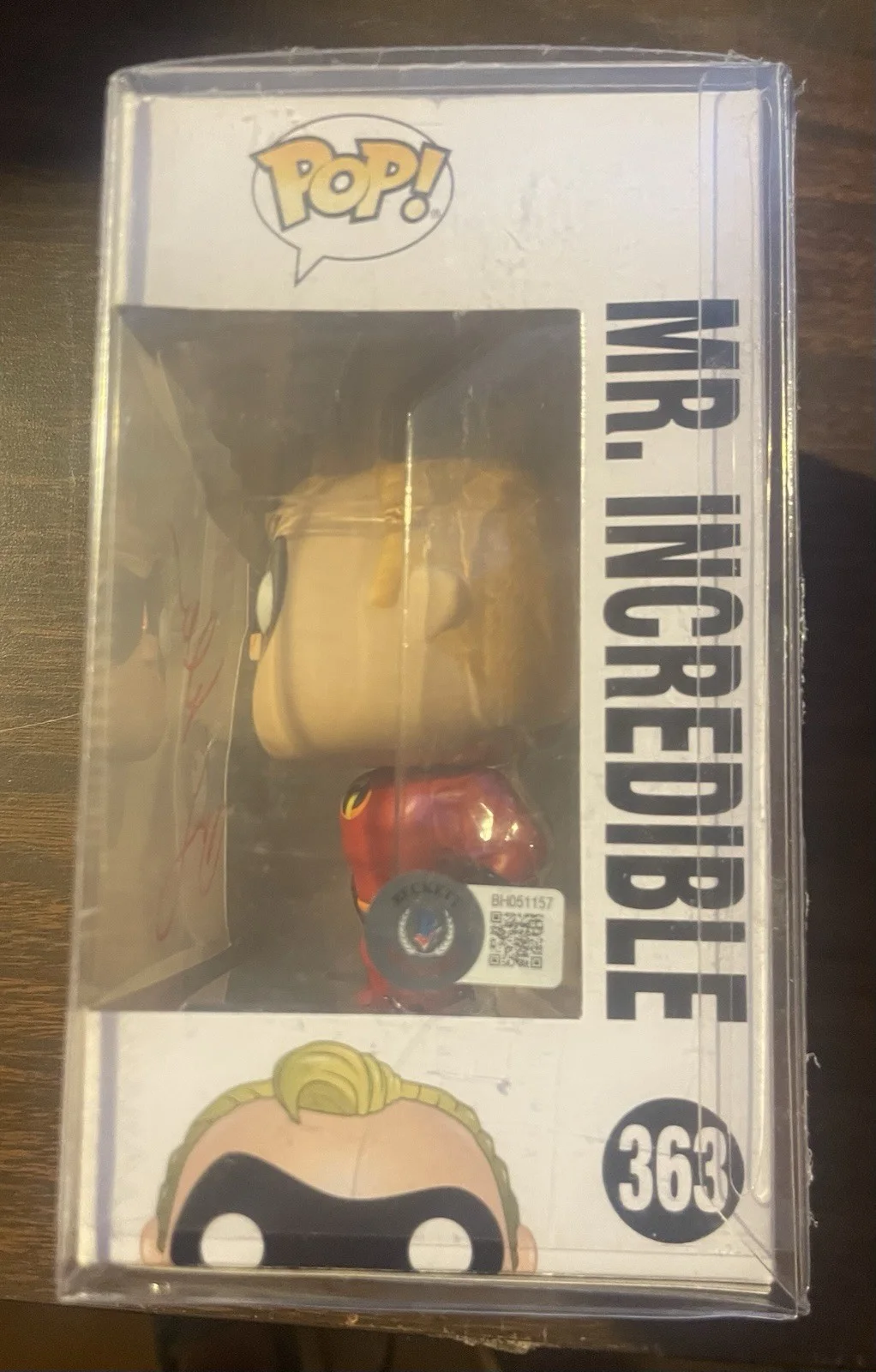 Craig Nelson Autographed Mr. Incredible Funko Pop ￼, image 2