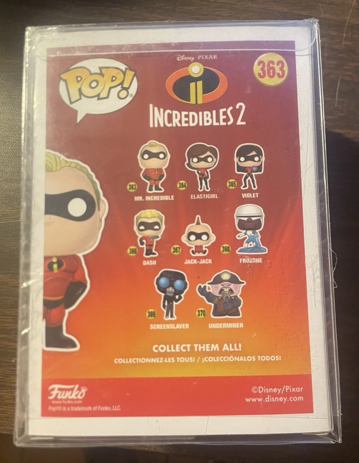 Craig Nelson Autographed Mr. Incredible Funko Pop ￼, image 3