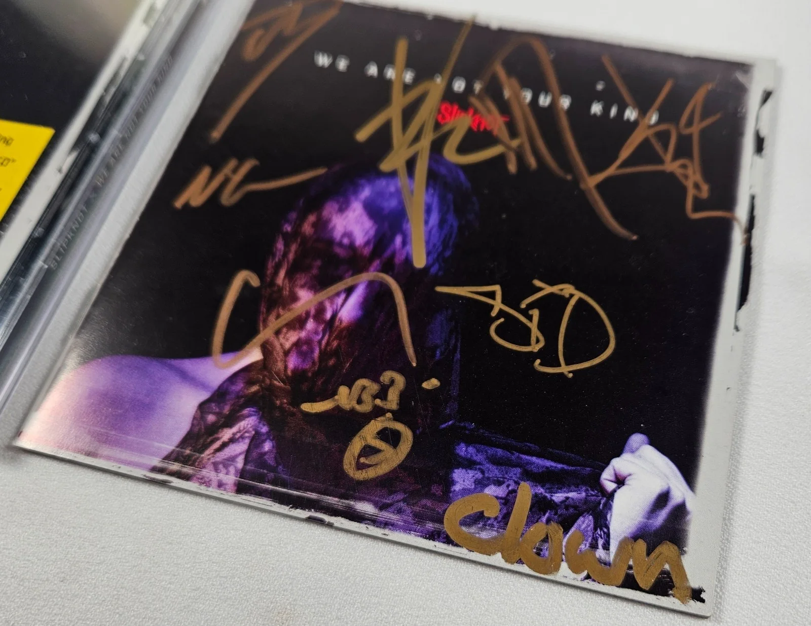 Autographed SLIPKNOT We Are Not Your Kind Signed CD Corey Taylor, image 2