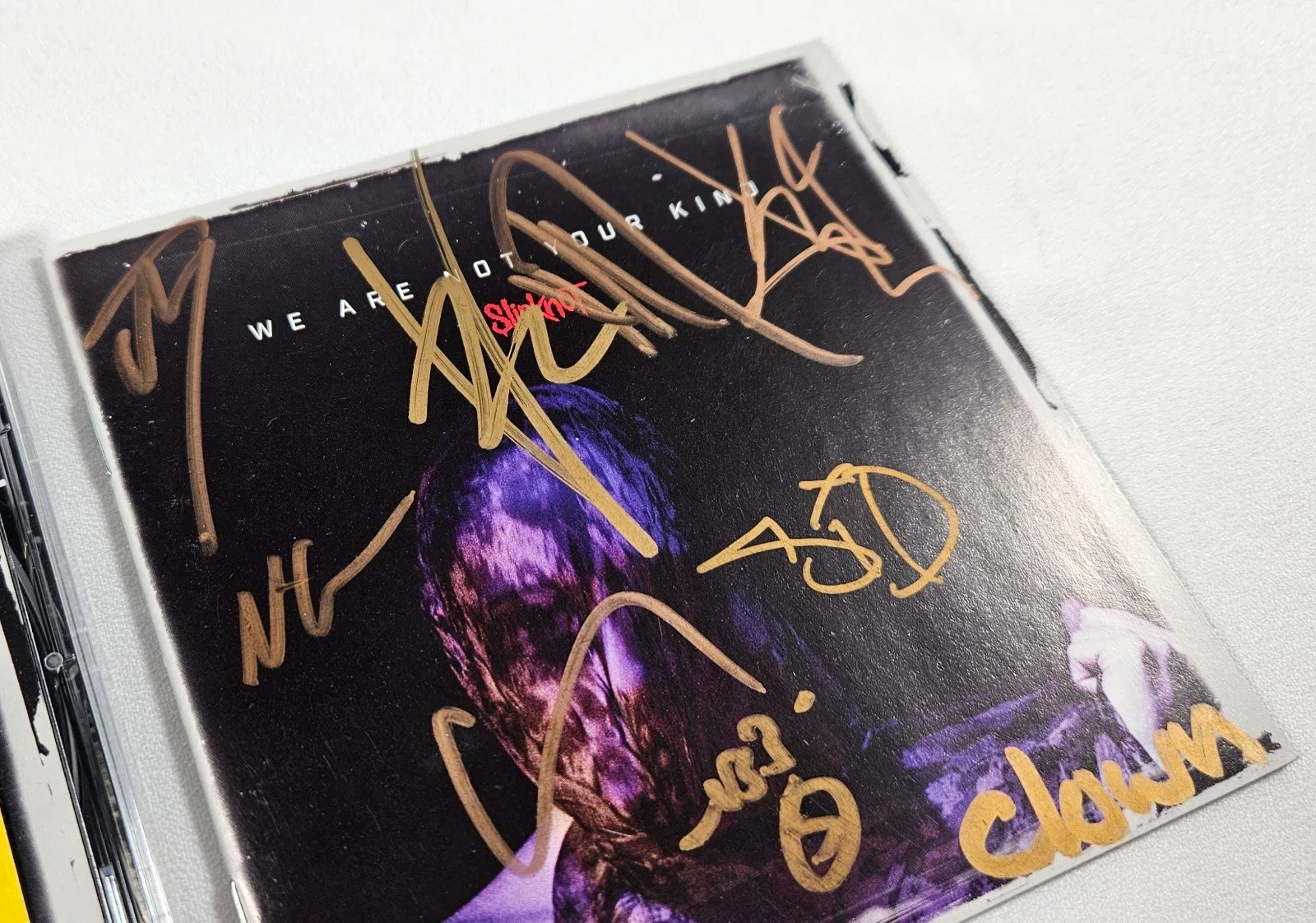 Autographed SLIPKNOT We Are Not Your Kind Signed CD Corey Taylor, image 3