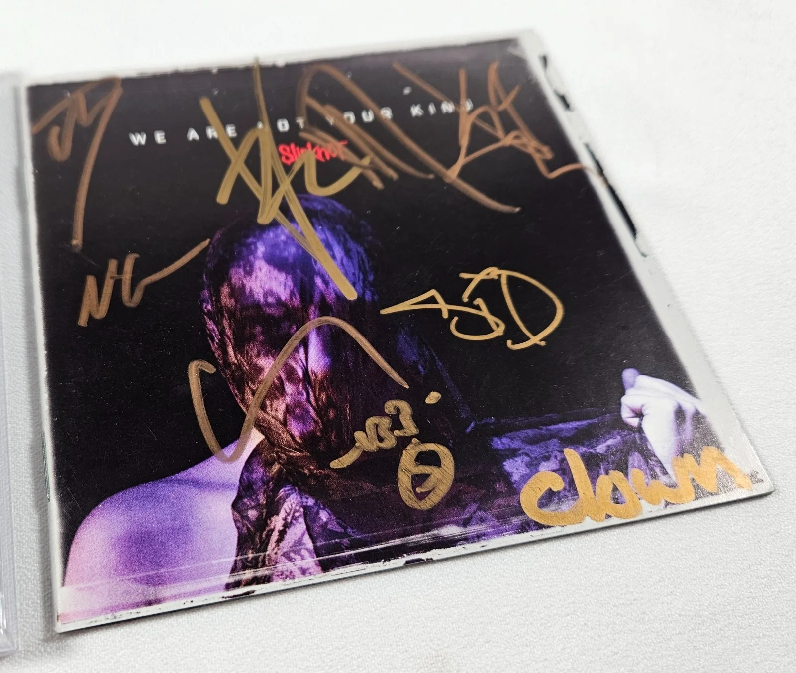 Autographed SLIPKNOT We Are Not Your Kind Signed CD Corey Taylor, image 4