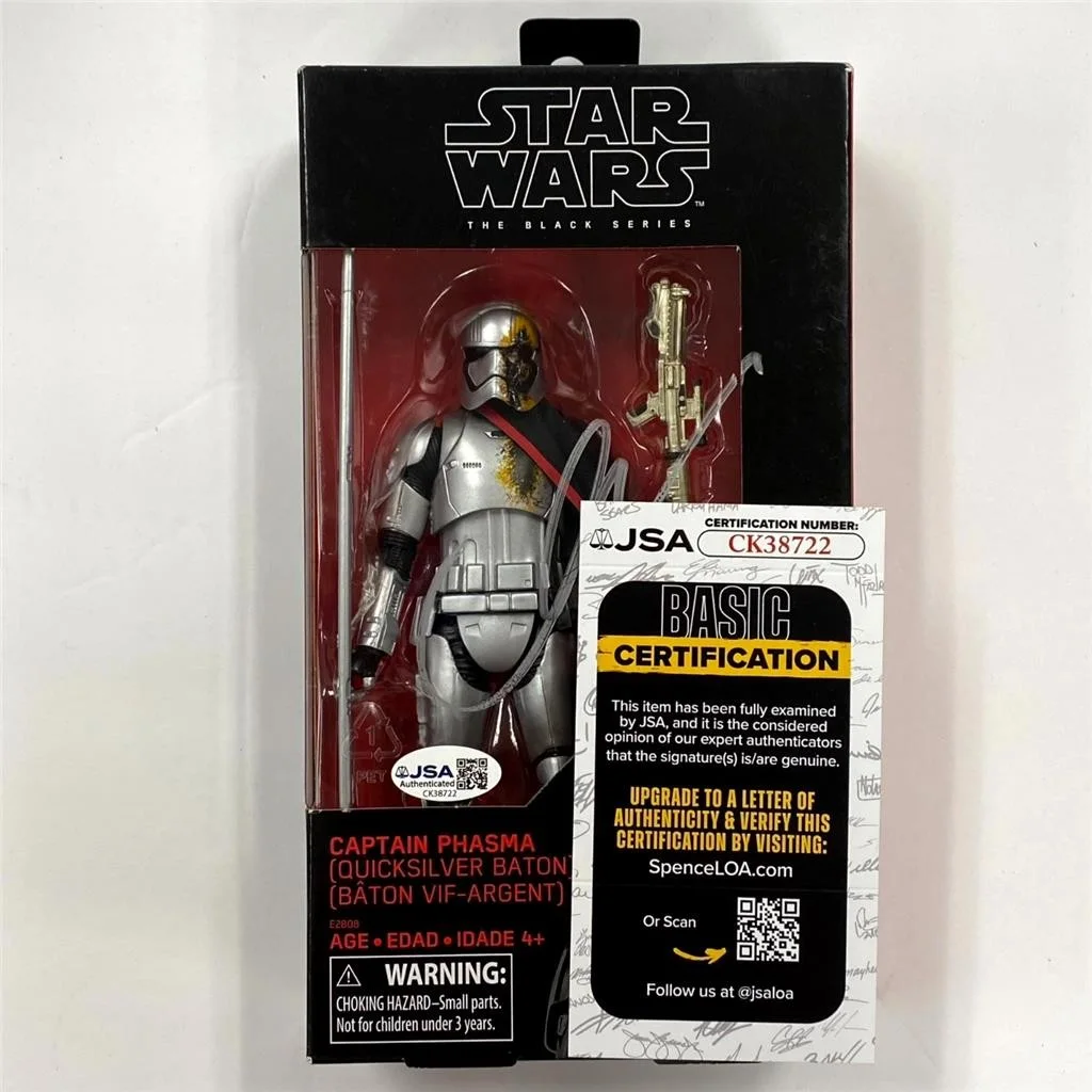 Gwendoline Christie signed Phasma Black Series Figure autograph ~ JSA BAS, image 2