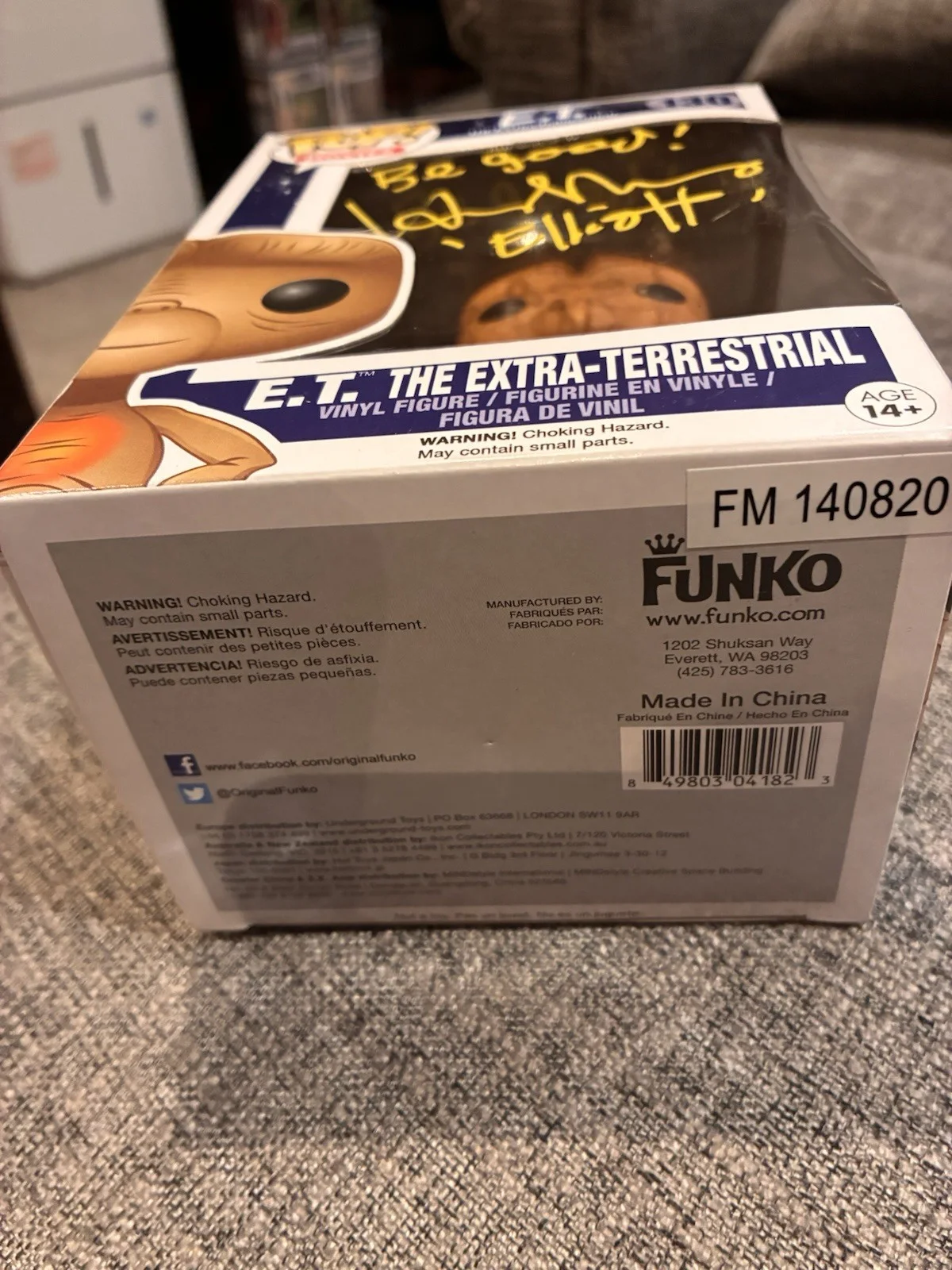 Henry Thomas Signed Funko, image 4