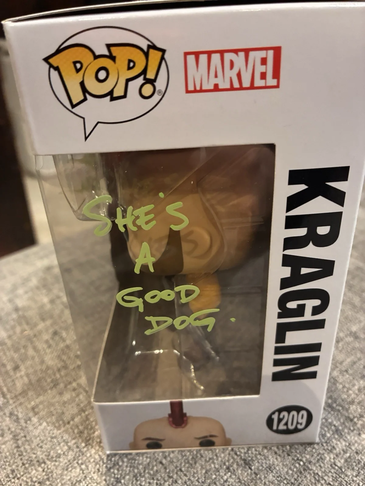 Sean Gunn — Sean Gunn Signed Kraglin Guardians Of Galaxy Funko pop, image 2