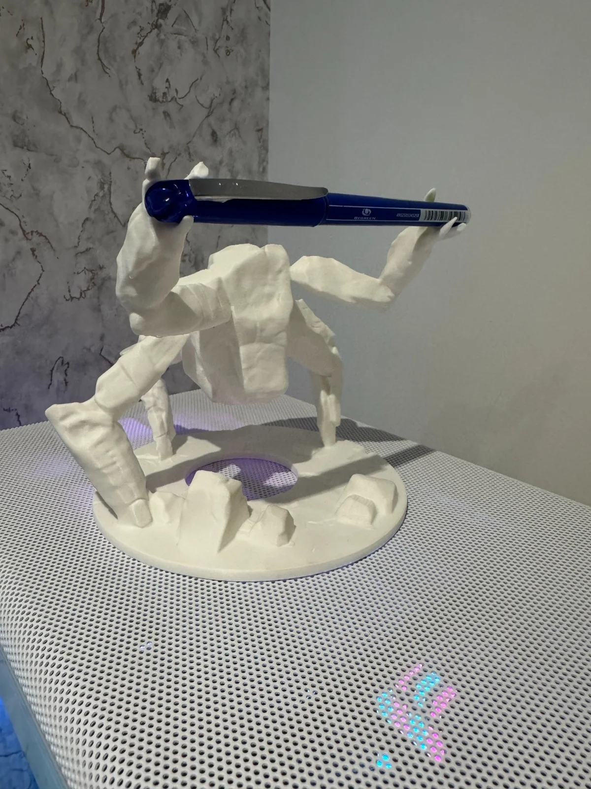 Project Hail Mary inspired Rocky Custom Pen Holder 3D Printed Gift WHITE, изображение 3