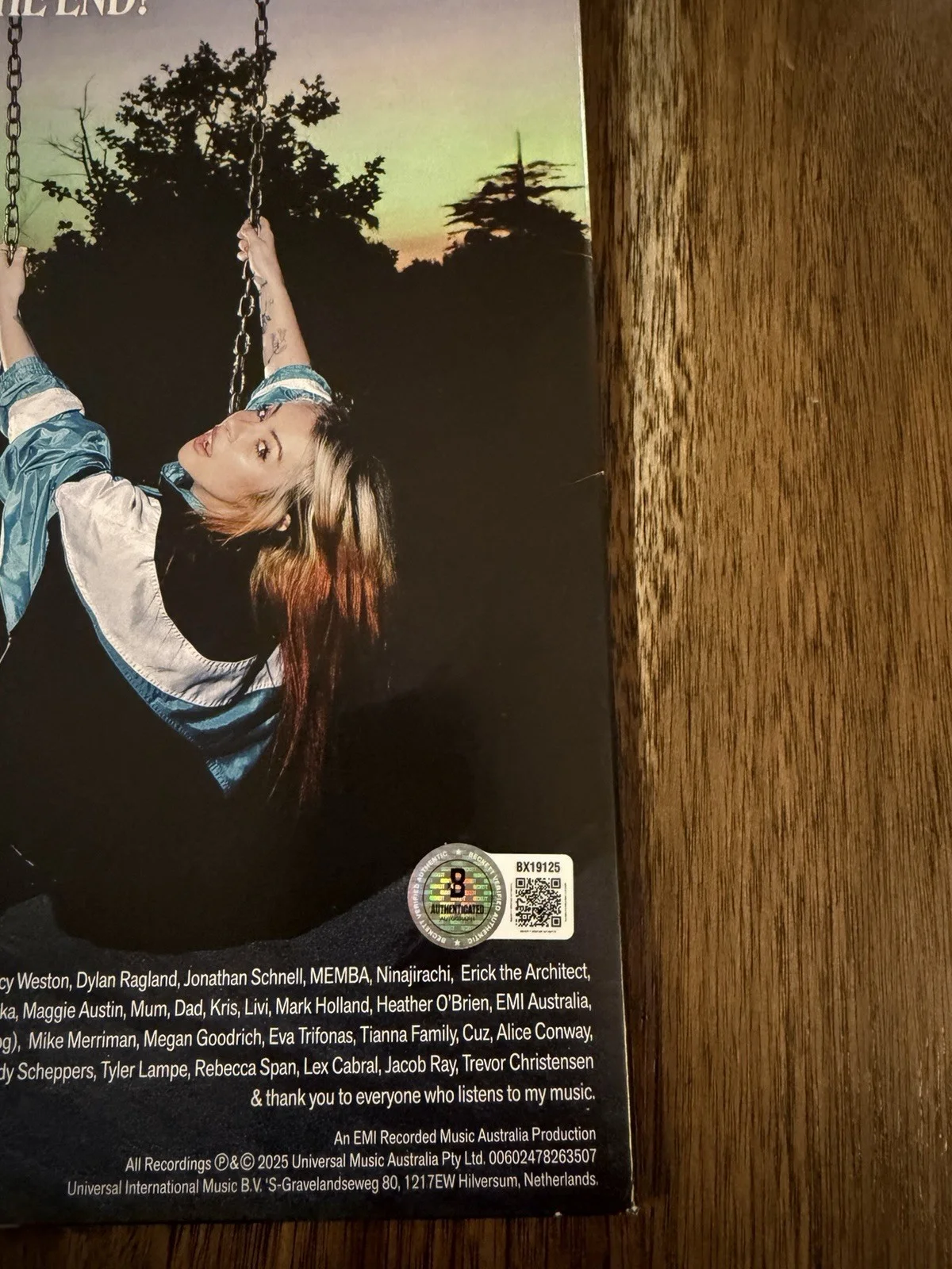 ‘Alison Wonderland’ EDM DJ Signed Vinyl Album ‘Ghost World’ Autograph Beckett, изображение 3