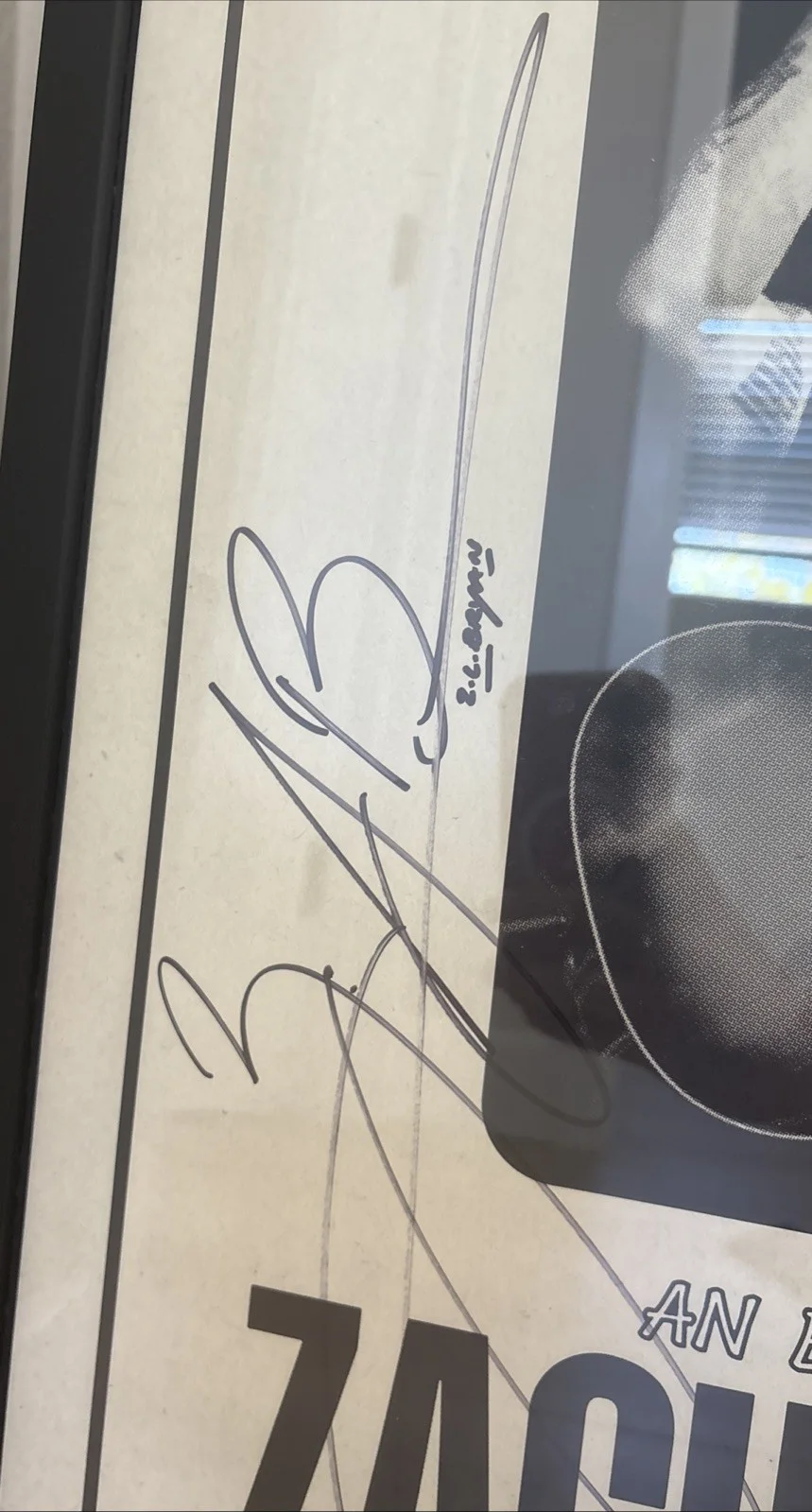 Zach Bryan American Heartbreak Tour Signed Poster Autographed, image 2