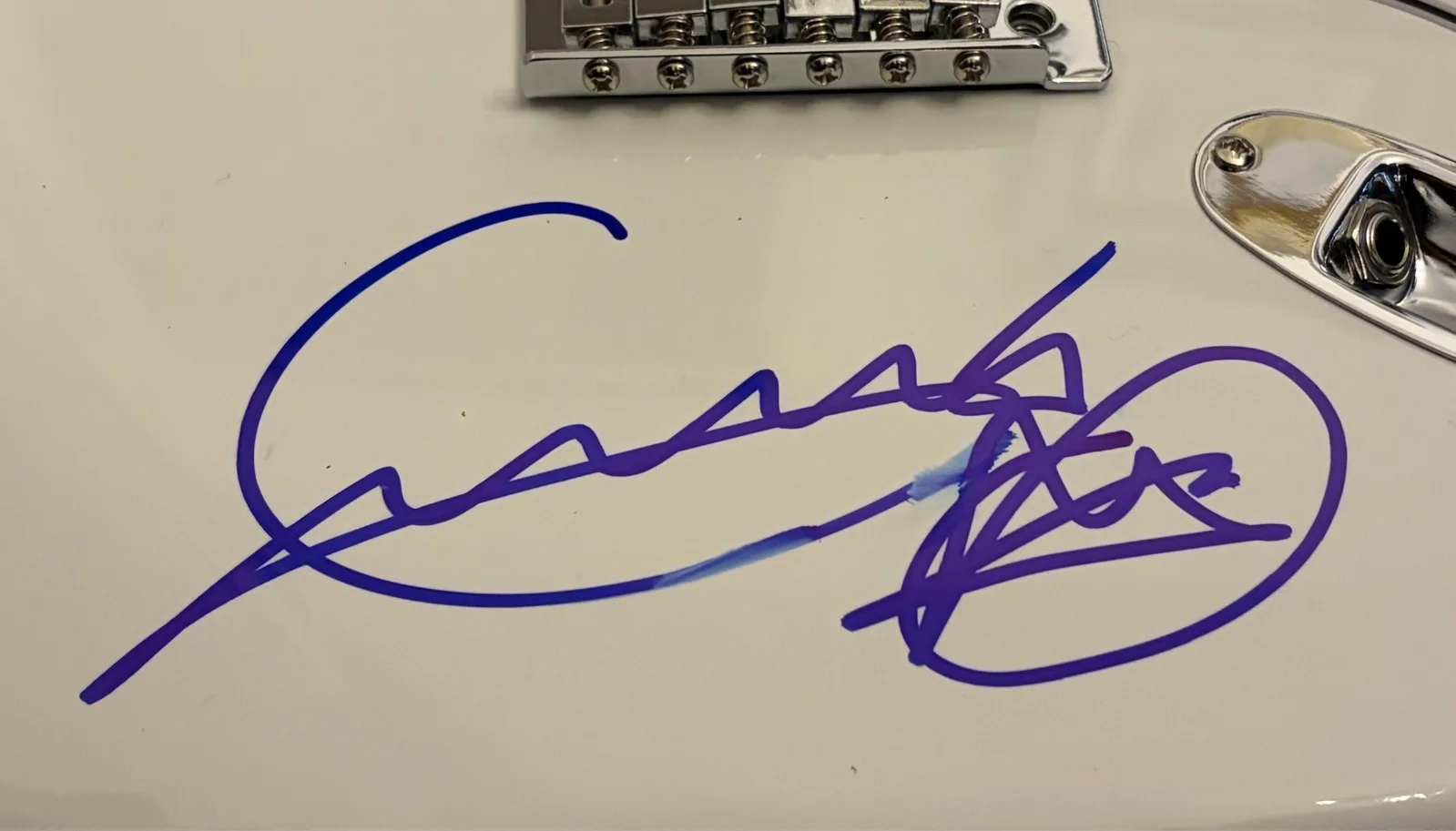 Geoff Tate of Queensryche signed Electric Guitar JSA COA, изображение 2