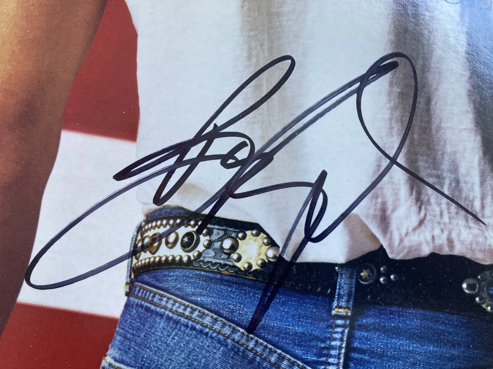 1984 Born In The USA BRUCE SPRINGSTEEN Signed AUTO Autographed Vinyl Album, изображение 2