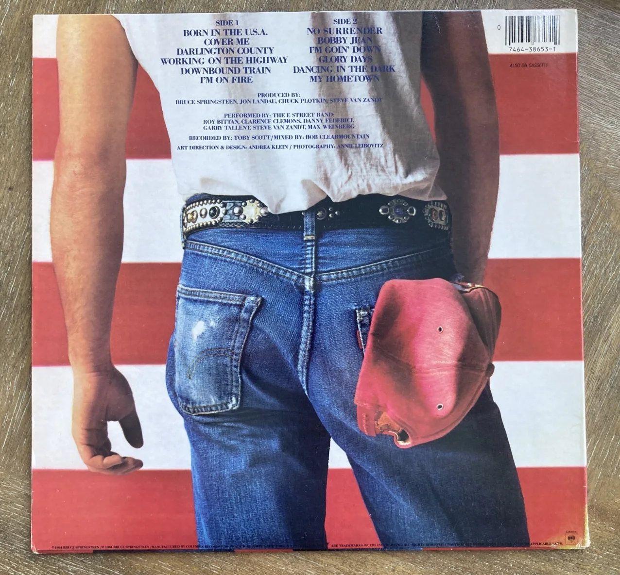 1984 Born In The USA BRUCE SPRINGSTEEN Signed AUTO Autographed Vinyl Album, изображение 3
