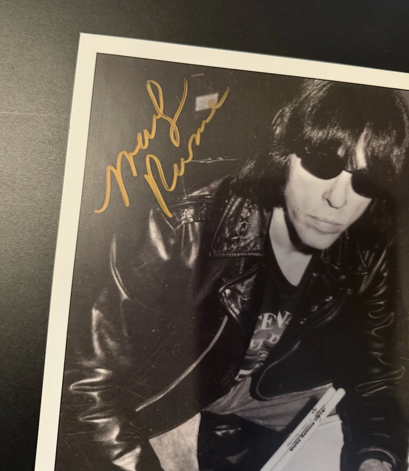 Marky Ramone Signed 8x10 Photo – The Ramones Punk Rock Autograph, изображение 2