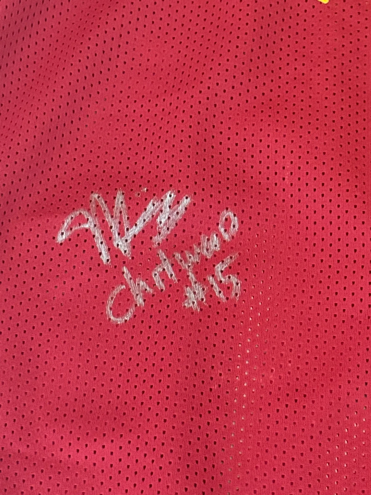 Wade Schenck — Hoosiers Movie Cast signed Hickory Chitwood jersey autographed Beckett Witnessed, изображение 3