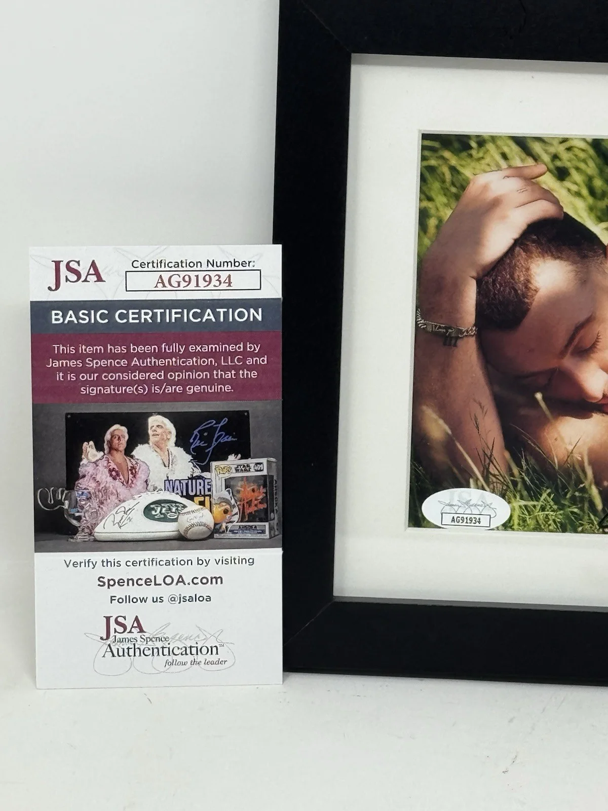 SAM SMITH SIGNED AUTOGRAPH FRAMED LOVES GOES CD JSA COA TOO GOOD AT GOODBYES, image 4