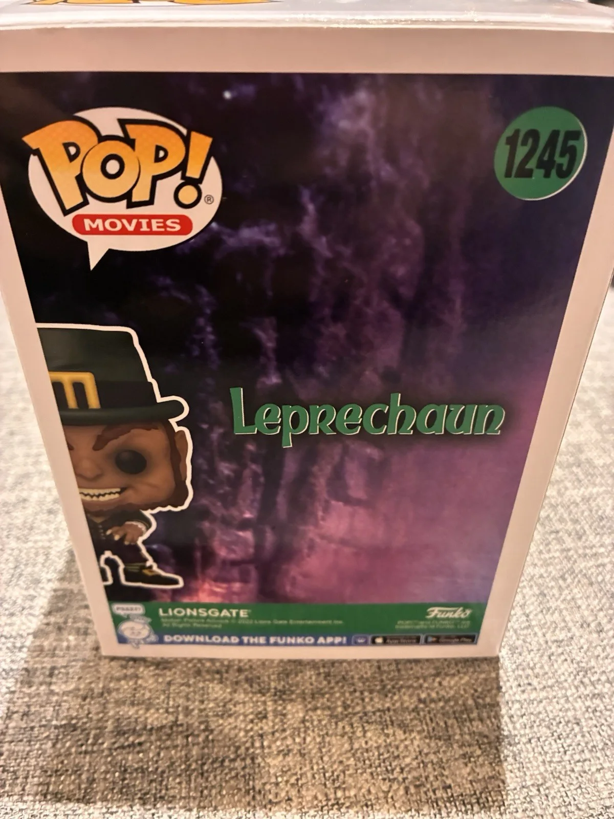 WARWICK DAVIS — WARWICK DAVIS Leprechaun signed Funko Pop SPECIAL EDITION Beckett Coa, image 4