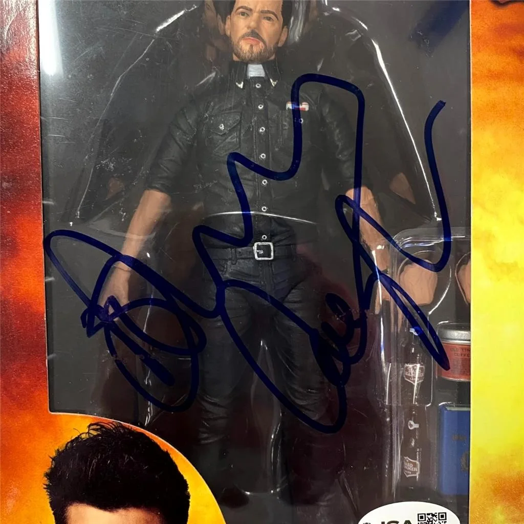 Dominic Cooper signed Jack Reacher Jesse Custer NECA Figure autograph JSA, image 2