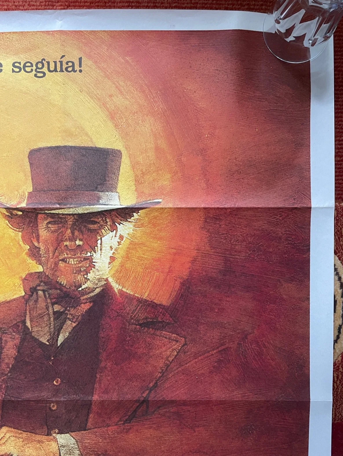 PALE RIDER (1985) Original Spanish One Sheet Movie Film Poster Clint Eastwood, изображение 3