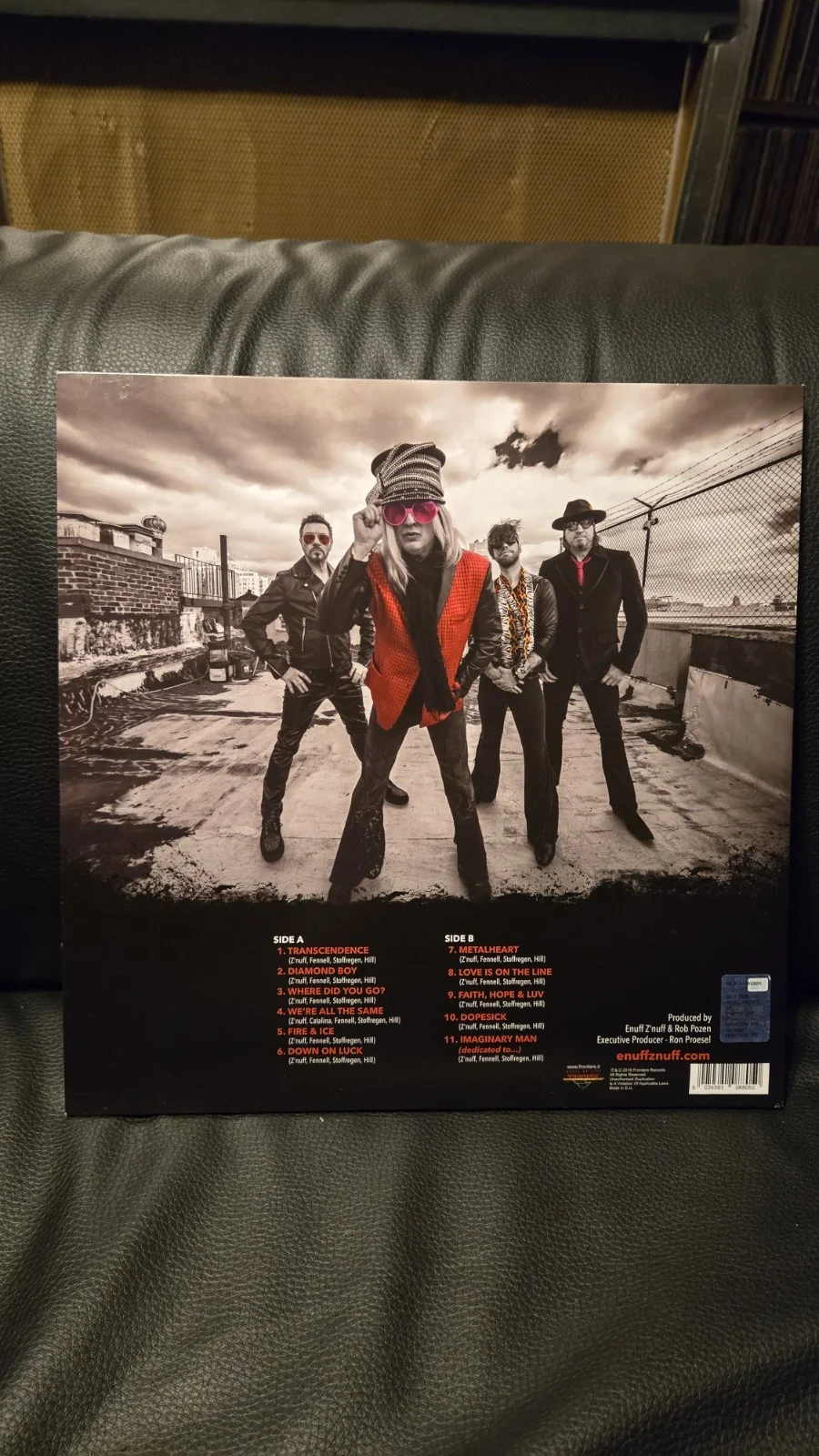 Enuff Z Nuff Diamond Boy Vinyl LP SIGNED, image 2