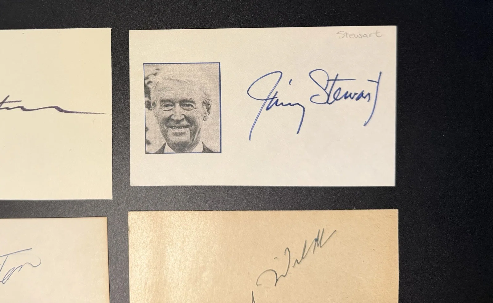Greatest Show on Earth Cast Signed Autograph Card Lot – Hutton, Stewart, Heston, изображение 3