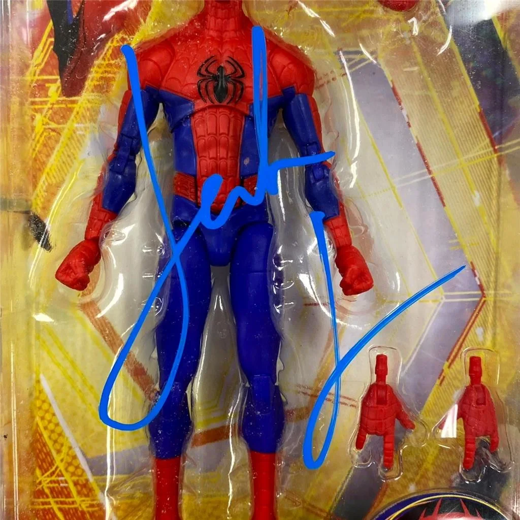Jake Johnson signed Peter Parker Spider-Man Legends Figure autograph JSA, image 3
