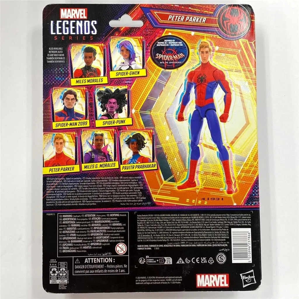 Jake Johnson signed Peter Parker Spider-Man Legends Figure autograph JSA, image 5