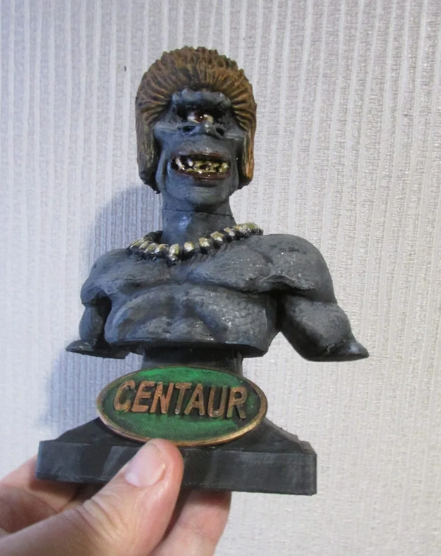RAY HARRYHAUSEN'S GOLDEN VOYAGE OF SINBAD CENTAUR BUST PAINTED AND FINISHED, изображение 5