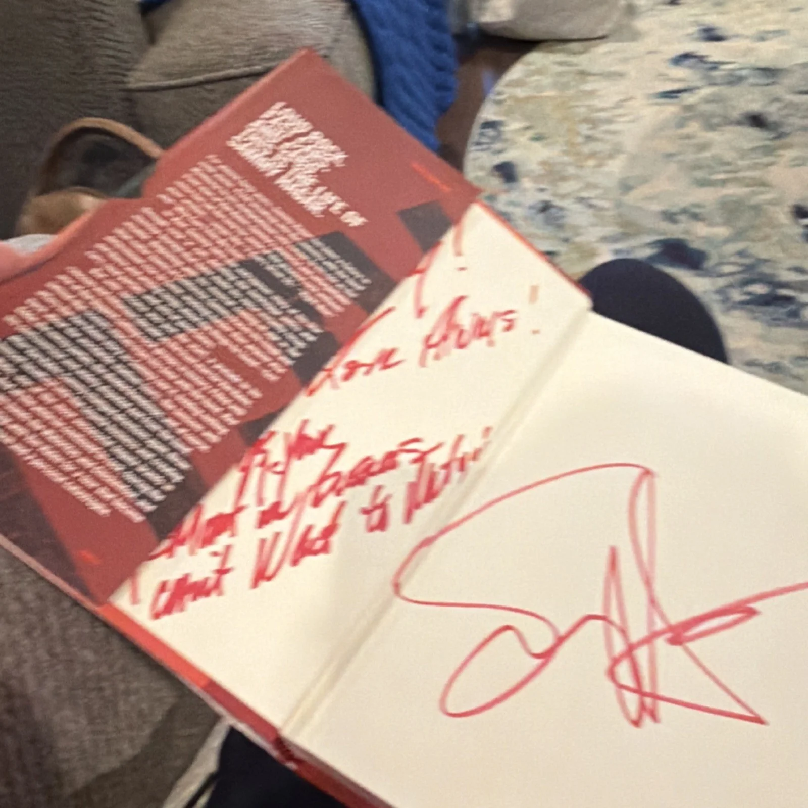 Sammy Hagar Autographed Book "RED: My Uncensored Life in Rock" Original, изображение 2