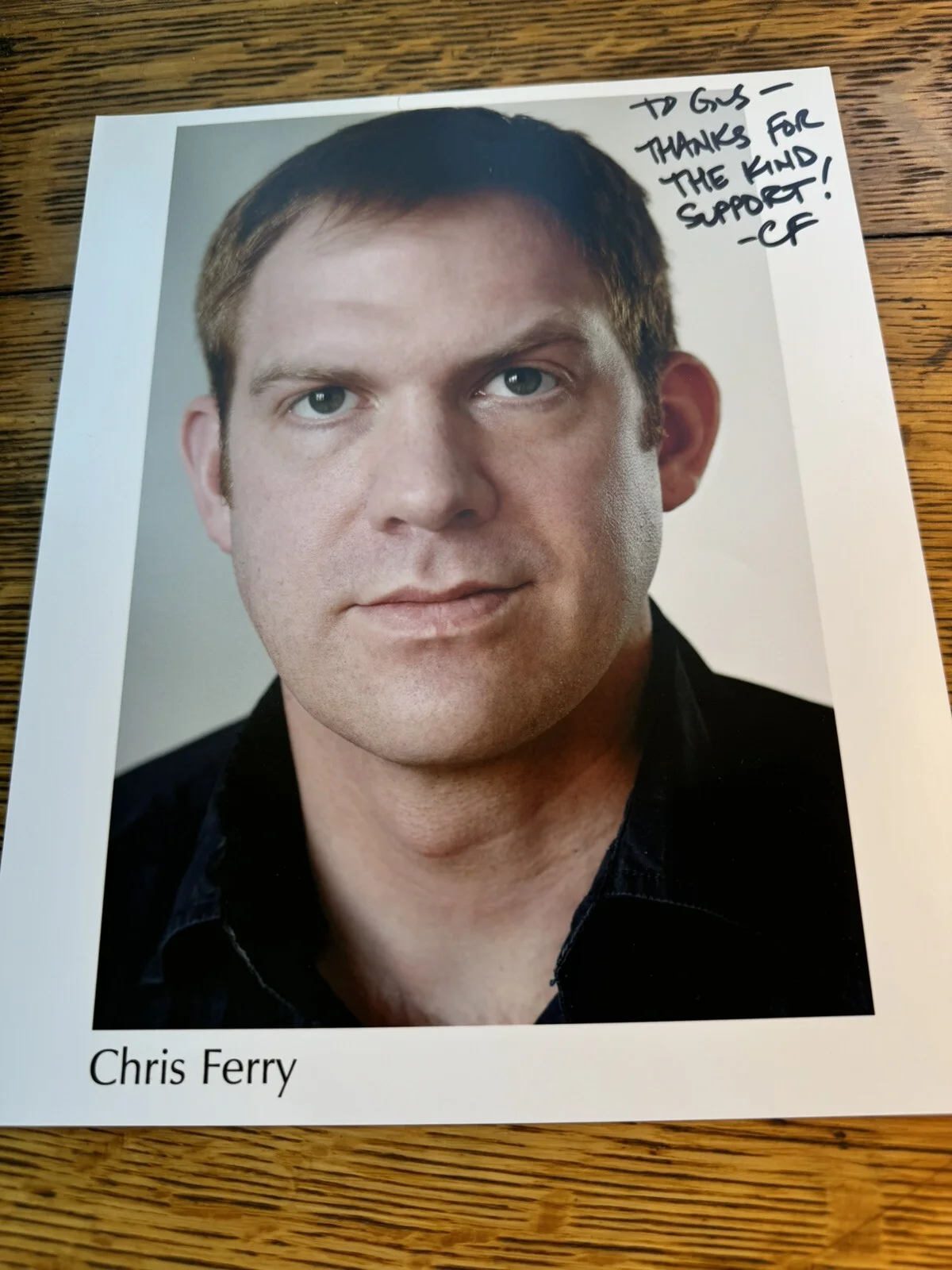 Chris Ferry - Autographed 10x8 Photo - Actor - Salvage, изображение 2