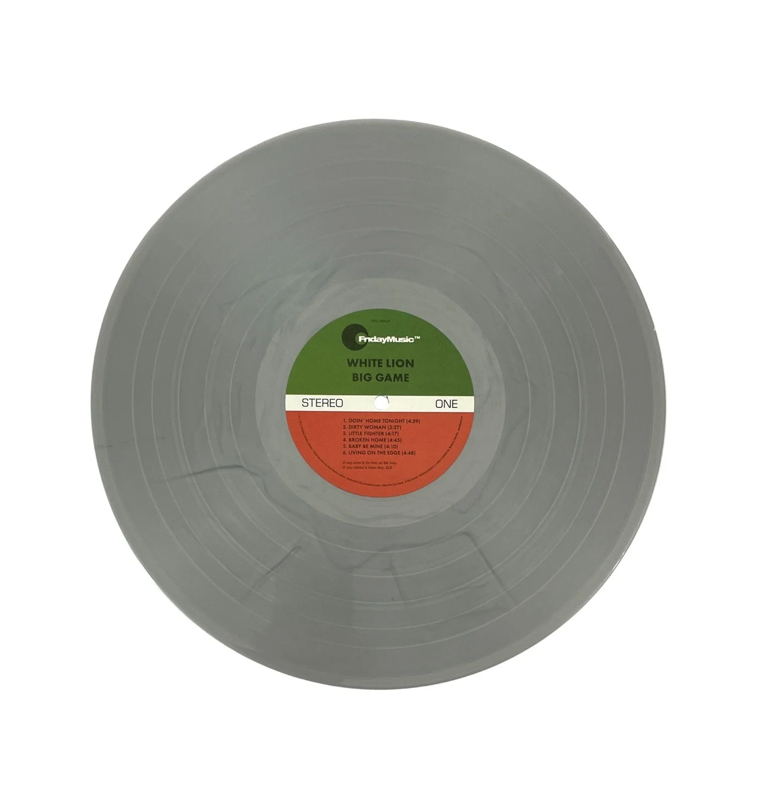 White Lion Signed Big Game Grey Colored Limited Edition Vinyl Album Mike Tramp, изображение 4
