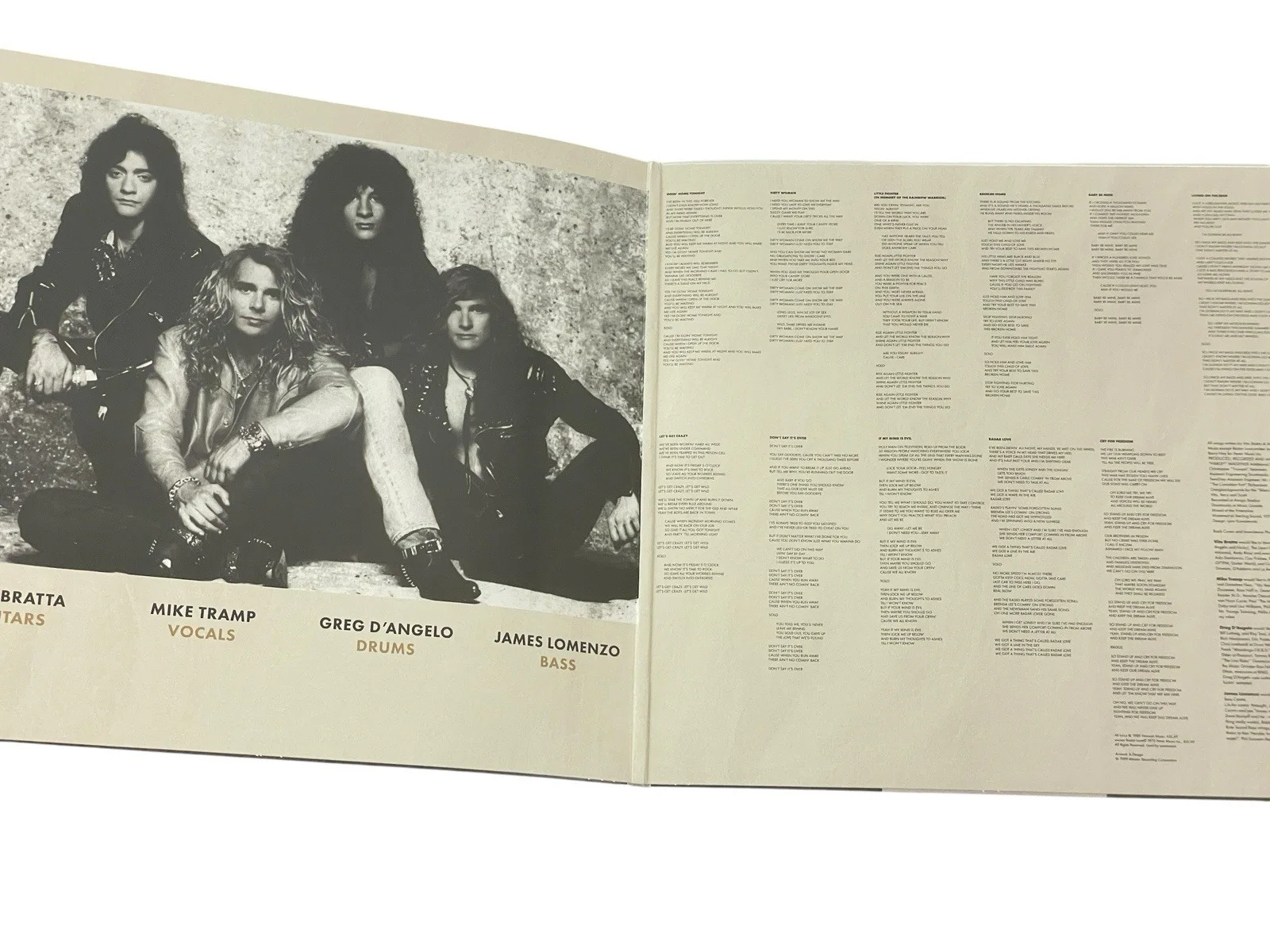White Lion Signed Big Game Grey Colored Limited Edition Vinyl Album Mike Tramp, изображение 5