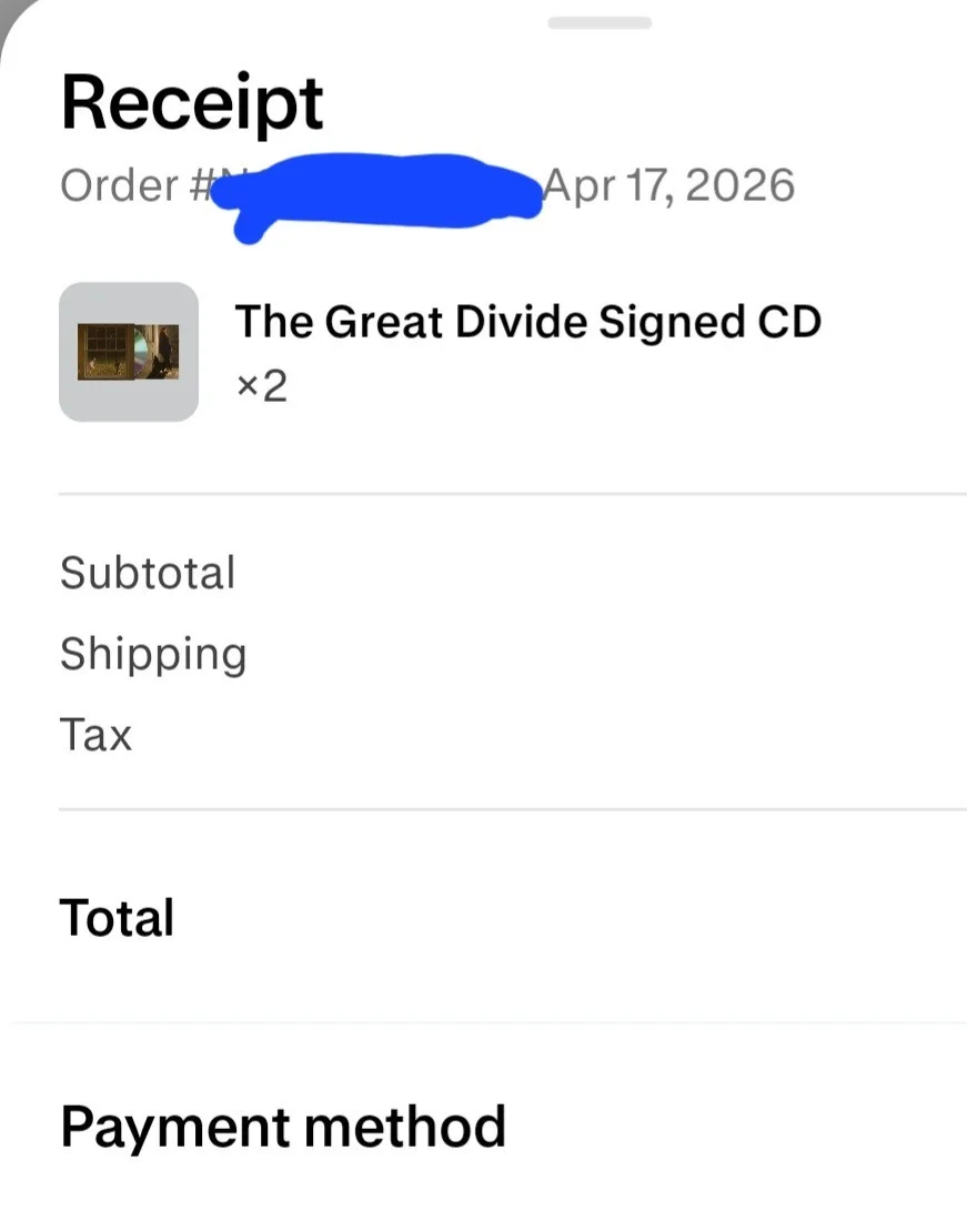 Noah Kahan SIGNED Sealed CD The Great Divide Autographed NEW, изображение 3