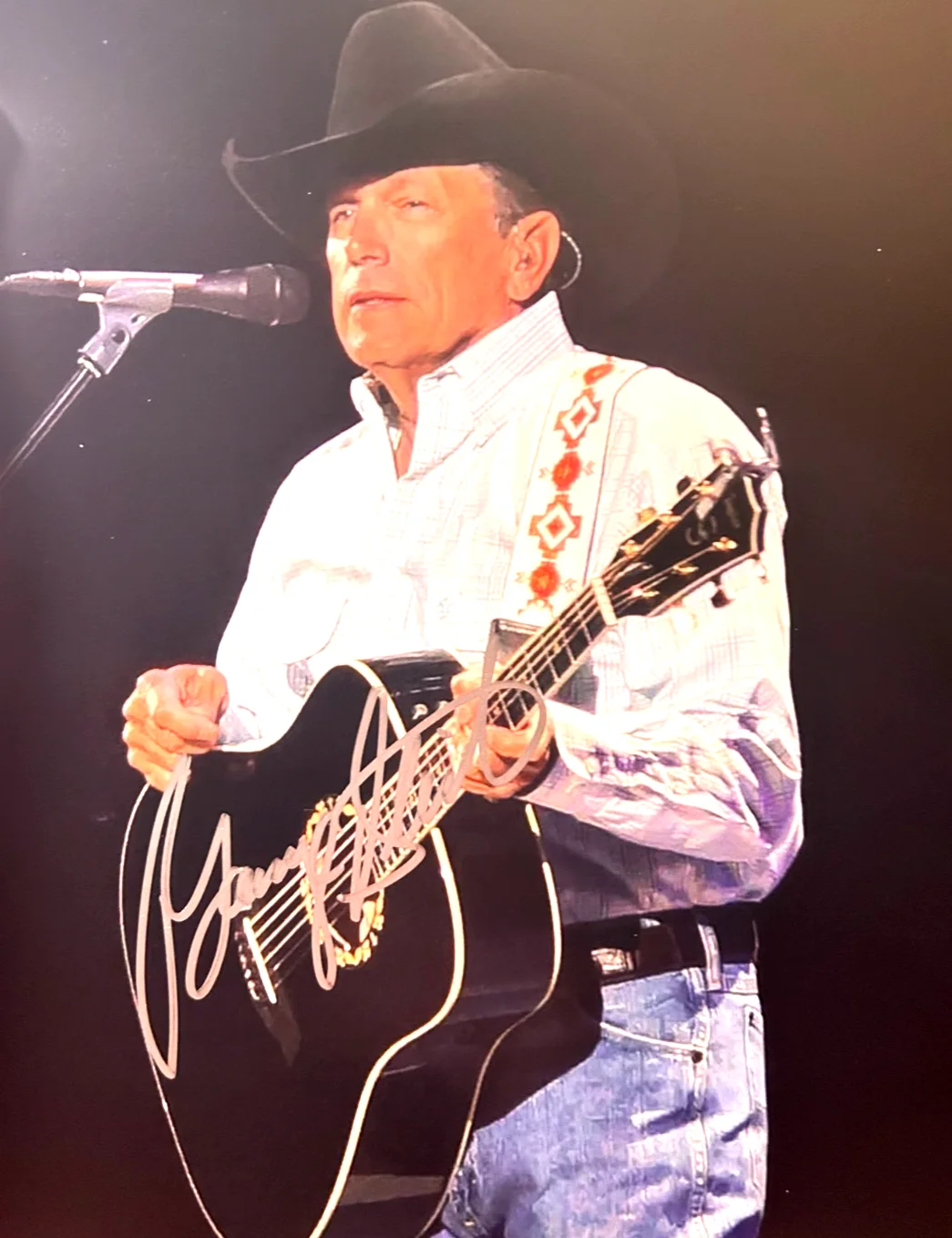 GEORGE STRAIT Signed Original 8x10" Photo: Authentic Autograph GENUINE w/COA, изображение 3