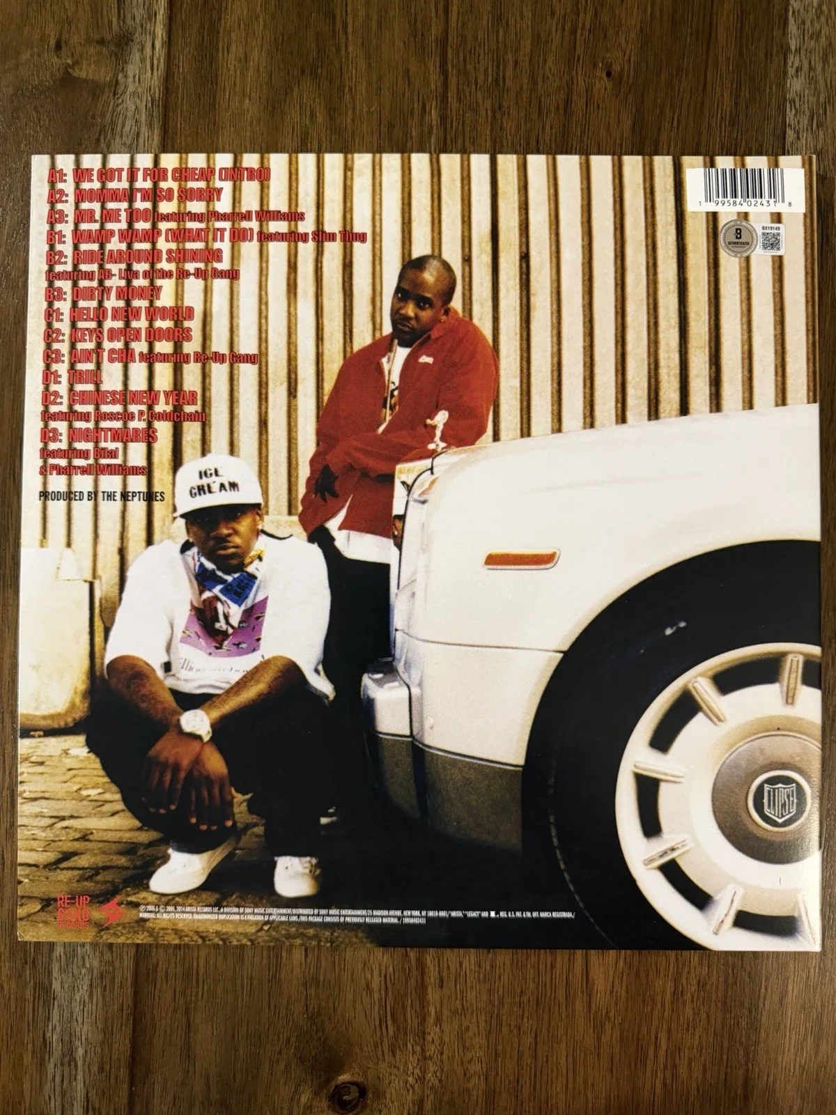 ‘Clipse’ Signed Vinyl Album ‘Hell Hath No Fury’ Pusha T & Malice Beckett, image 3