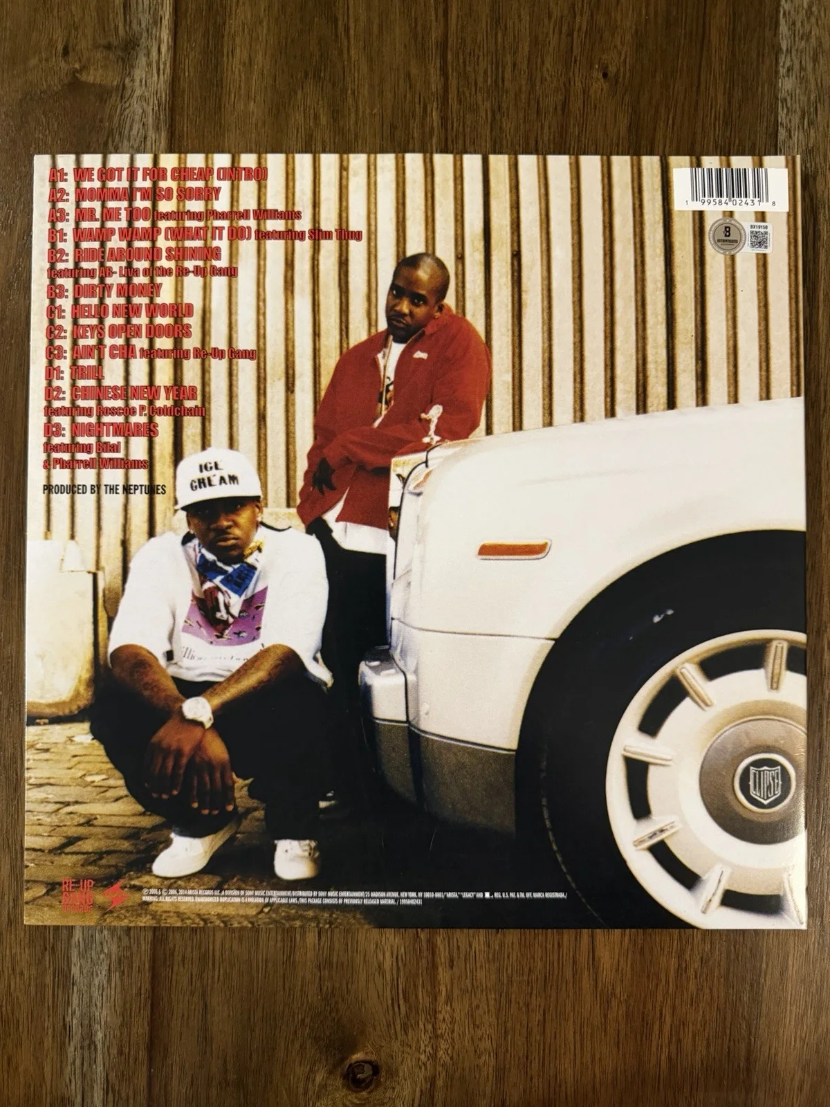 ‘Clipse’ Signed Vinyl Album ‘Hell Hath No Fury’ Pusha T & Malice Beckett, image 3