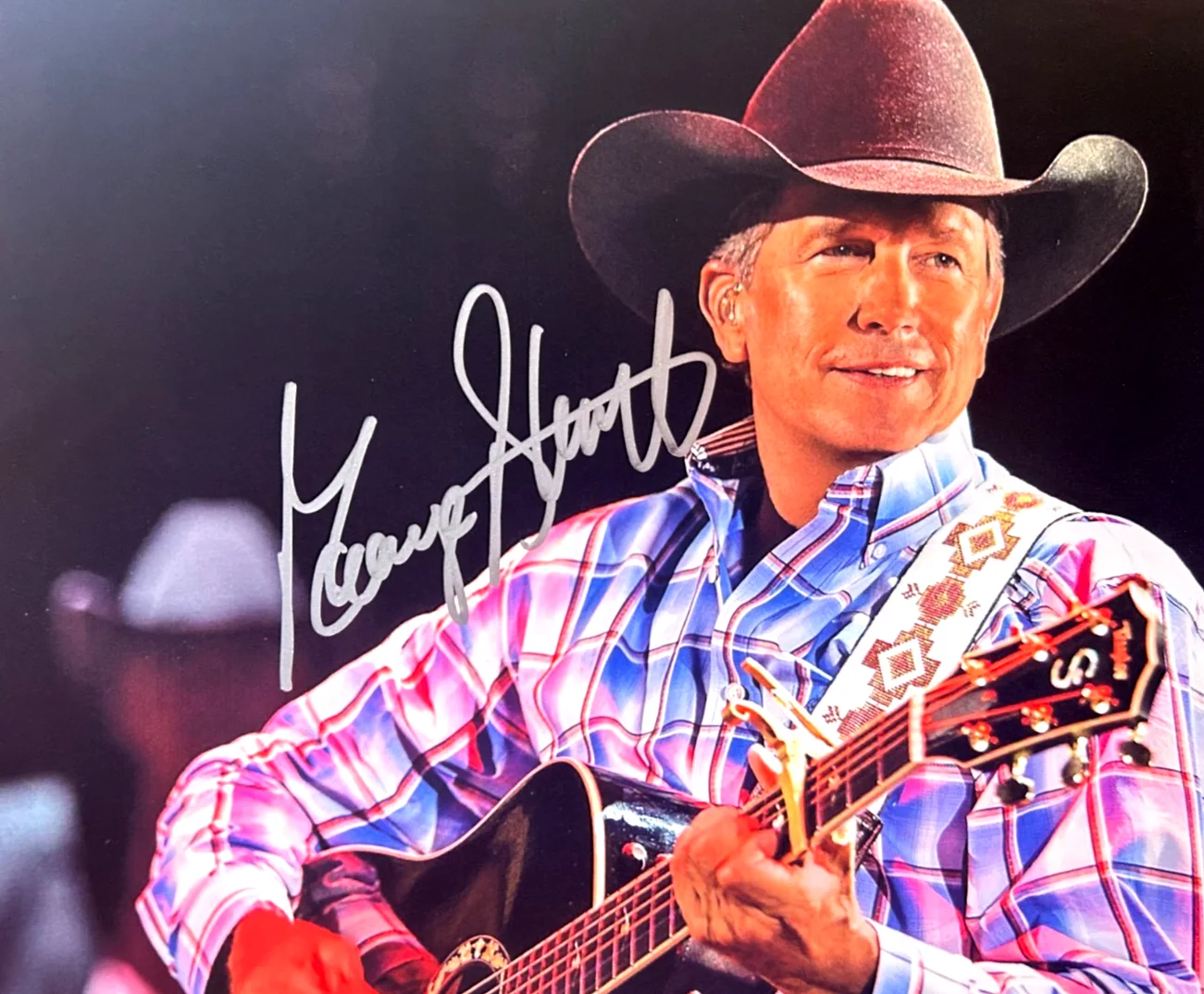 GEORGE STRAIT Signed Original 8x10" Photo: Authentic Autograph GENUINE w/COA, image 3