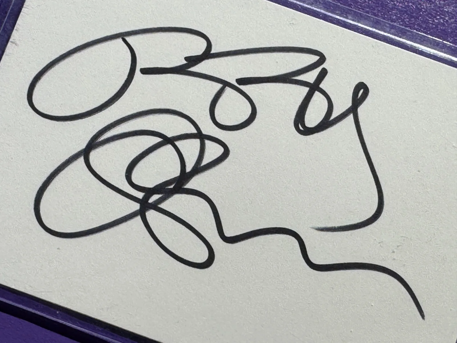 Ozzy Ozbourne - Hand Signed 3x5 index card with Cert of Authen. & Free Delivery, image 2