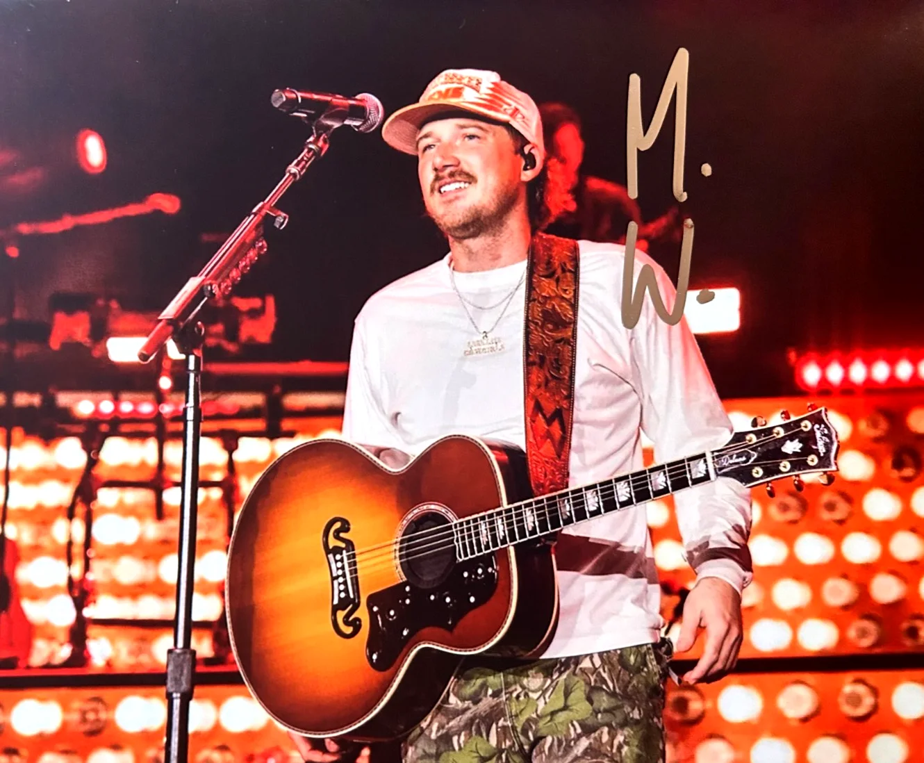 MORGAN WALLEN Signed Original 8x10 inch Photo: Authentic Autograph GENUINE w/COA, image 3