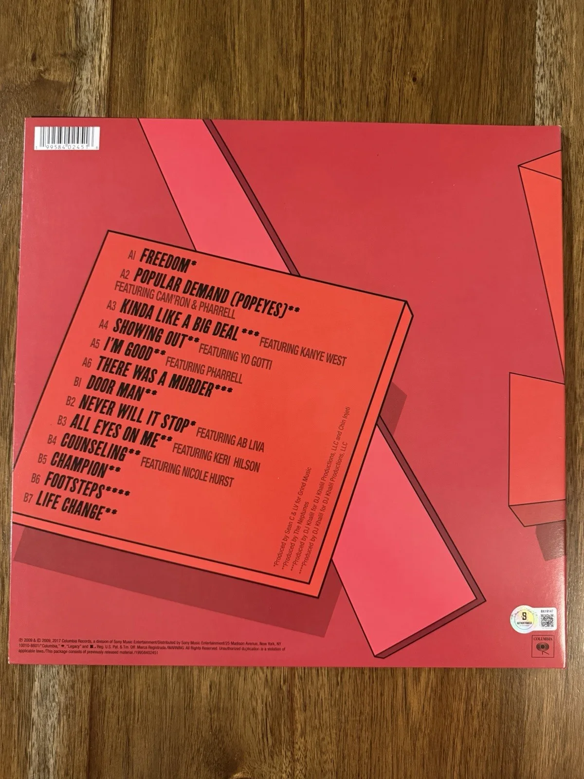 ‘Clipse’ Signed Vinyl Album ‘Til the Casket Drops’ Pusha T & Malice Beckett, изображение 2