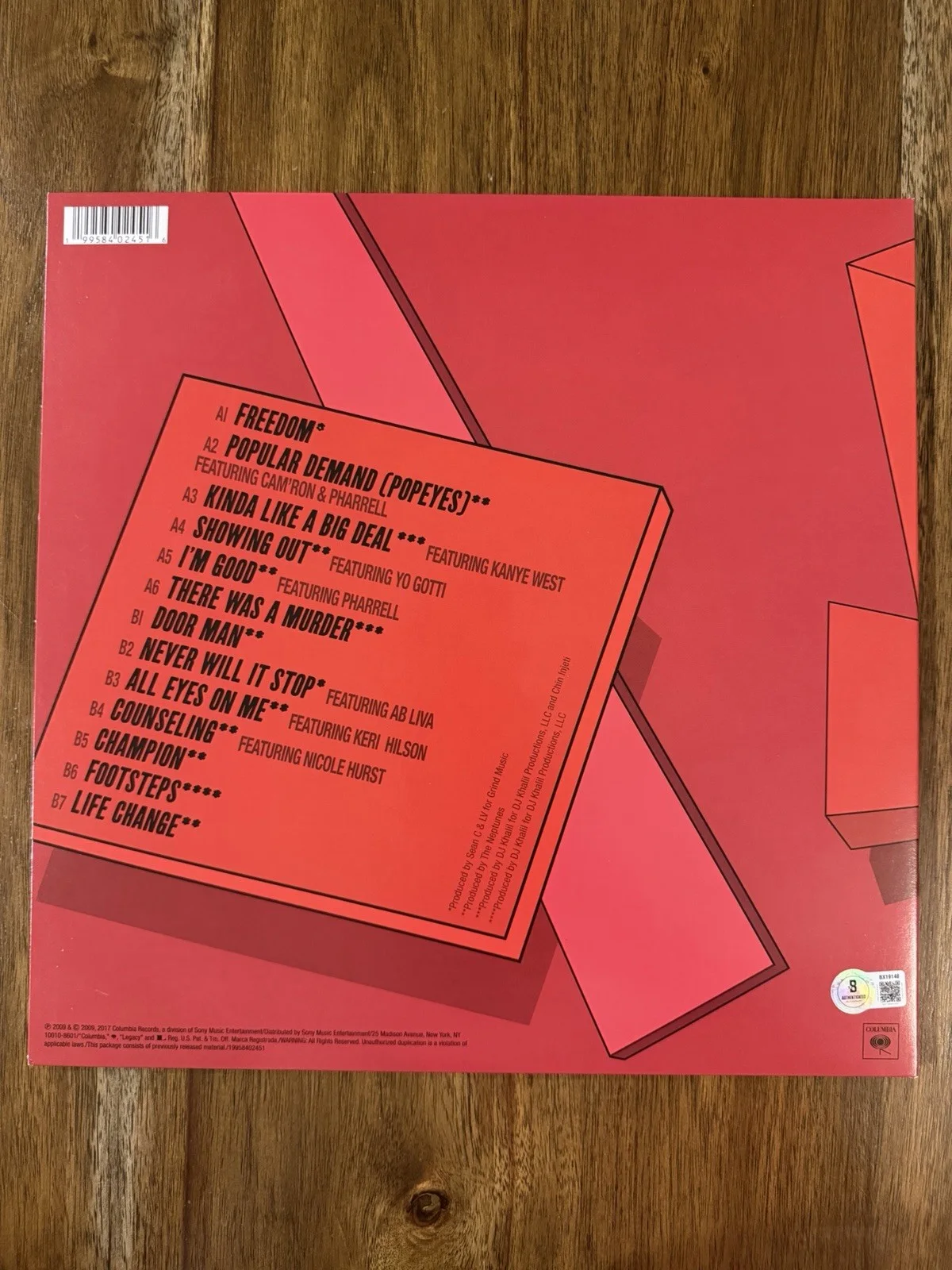 ‘Clipse’ Signed Vinyl Album ‘Til the Casket Drops’ Pusha T & Malice Beckett, image 2