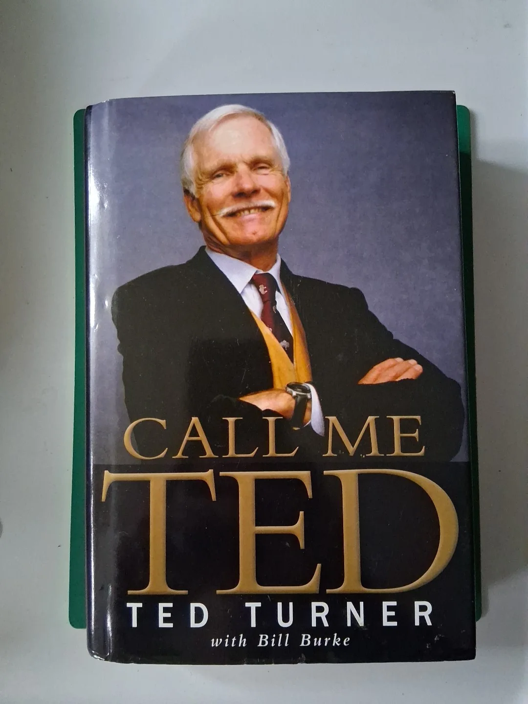 SIGNED CALL ME TED 1ST ED BOOK AUTOBIOGRAPHY TED TURNER CNN ATLANTA BRAVES HAWKS, image 3