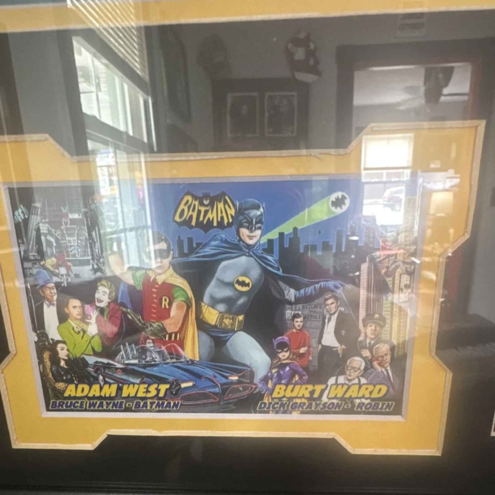 Burt Ward, Adam West — Burt Ward Signed Batman TV Framed Display Autographed Original, image 5