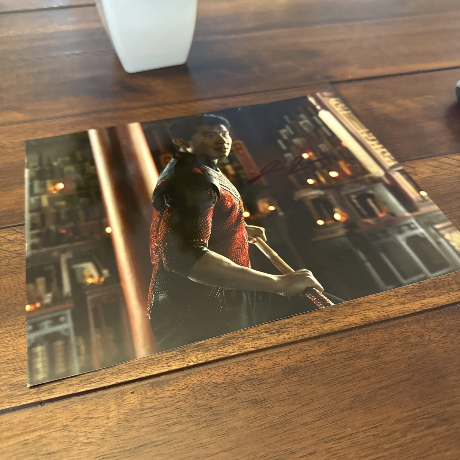 Simu Liu — Simu Liu Signed Shang-Chi 8x10 Photo Marvel w/COA & Matching Holograms Rare !!, image 2