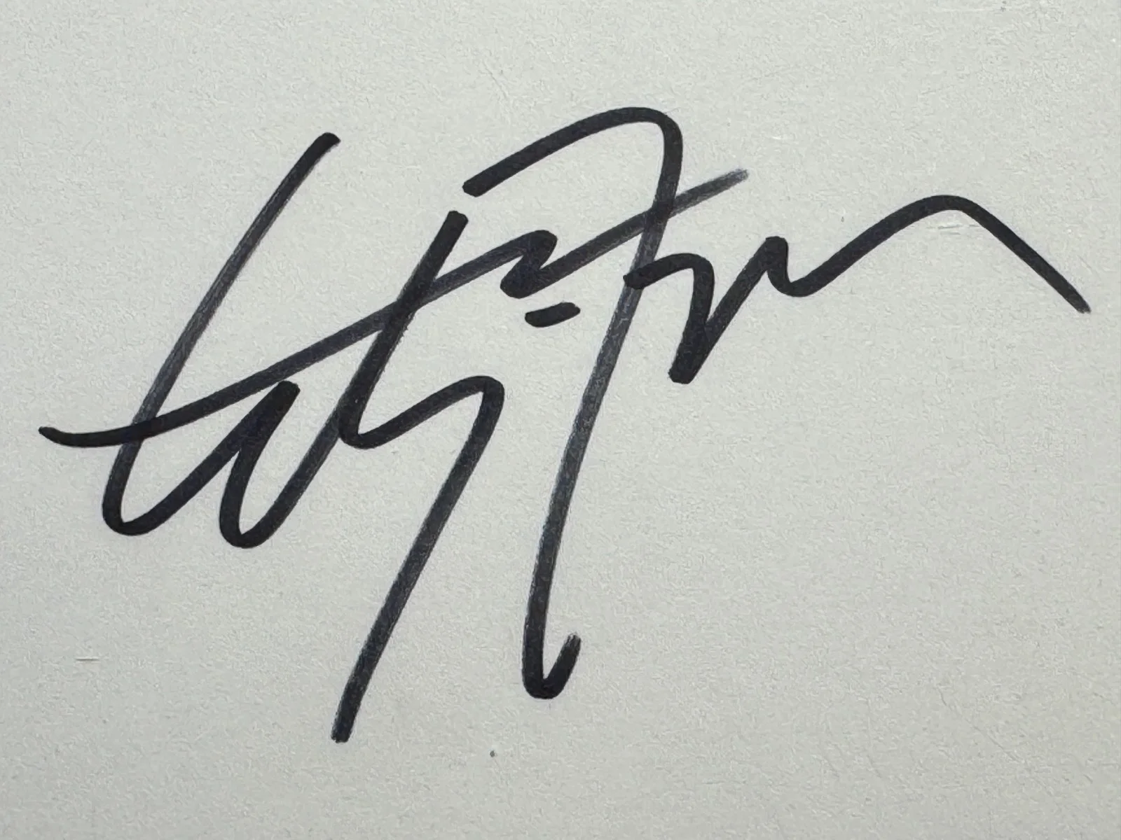 Tobias Forge GHOST- Hand Signed 3x5 index card with Cert of Auth & Free Delivery, изображение 2