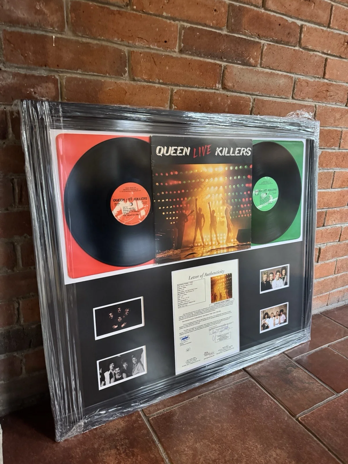 Queen Signed Full Band Vinyl JSA Letter Of Authentication, image 2