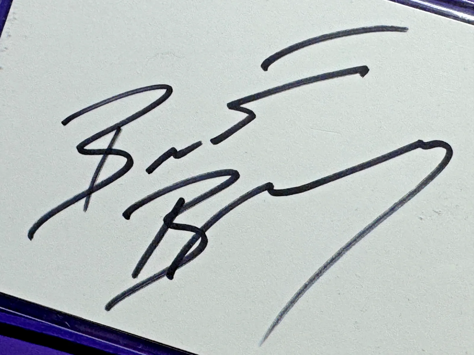 Bad Bunny- Hand Signed 3x5 index card with Cert of Authenticity & Free Delivery, image 2
