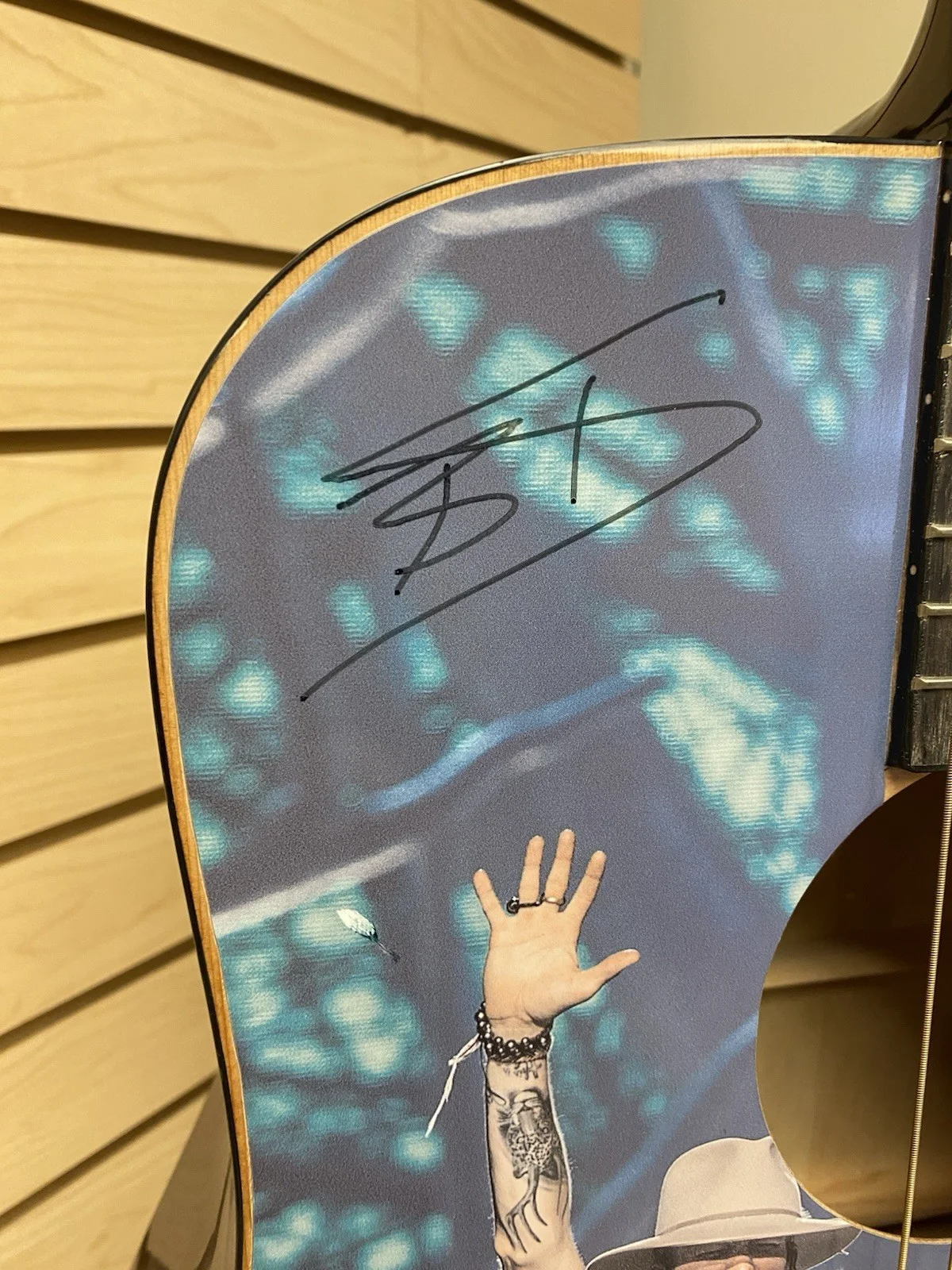 Georgia Florida Line Signed Fender Guitar FA-100 Acoustic, image 3