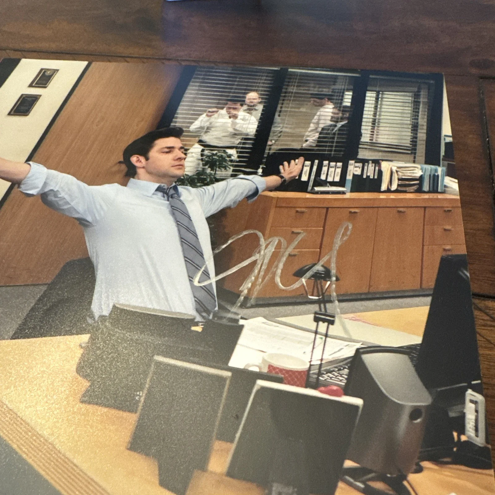 John Krasinski — John Krasinski Signed "The Office" 8x10 Autograph w/COA & Matching Holograms !, изображение 4