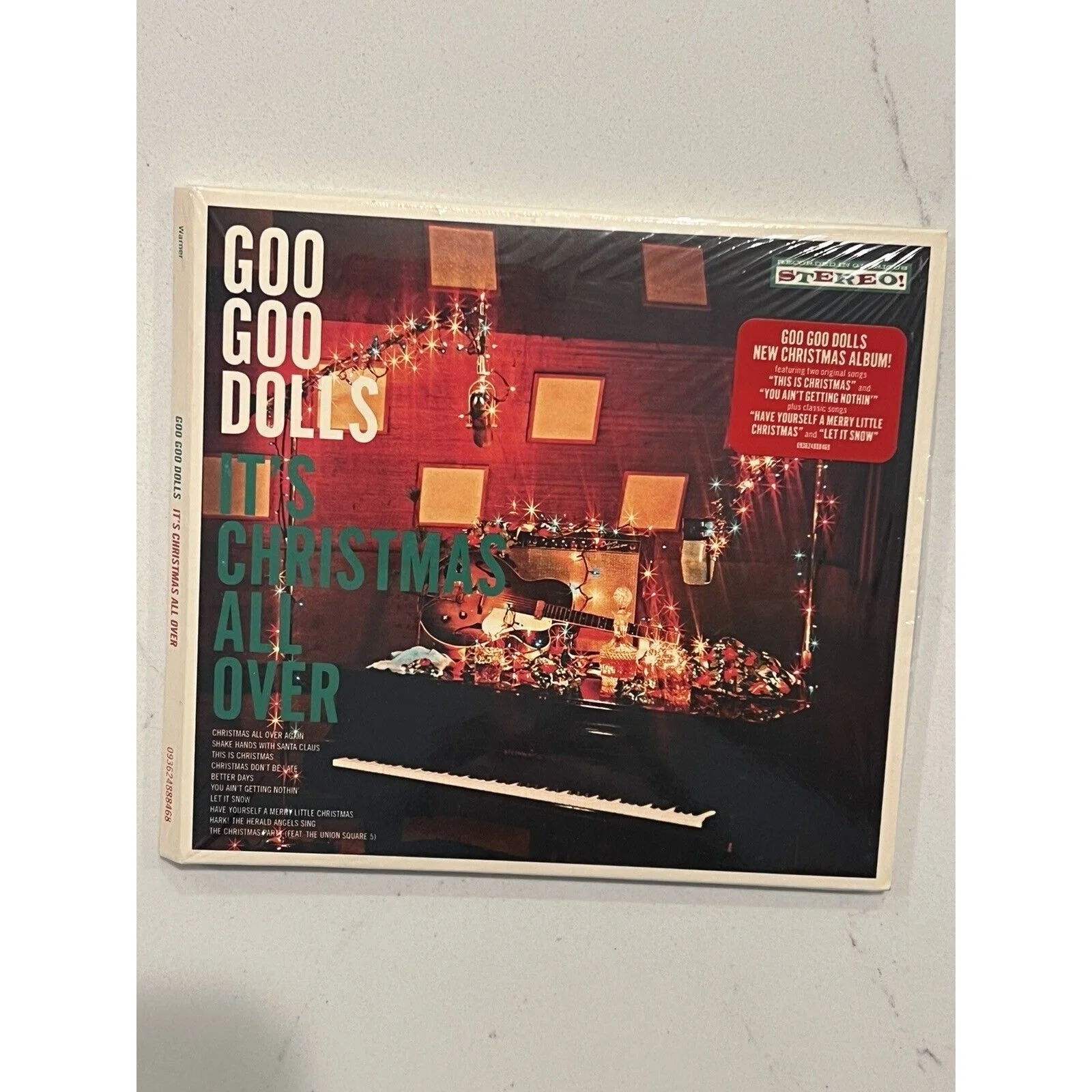 GOO GOO DOLLS Signed Autograph CD Booklet It's Christmas All Over Johnny Rzeznik, изображение 2