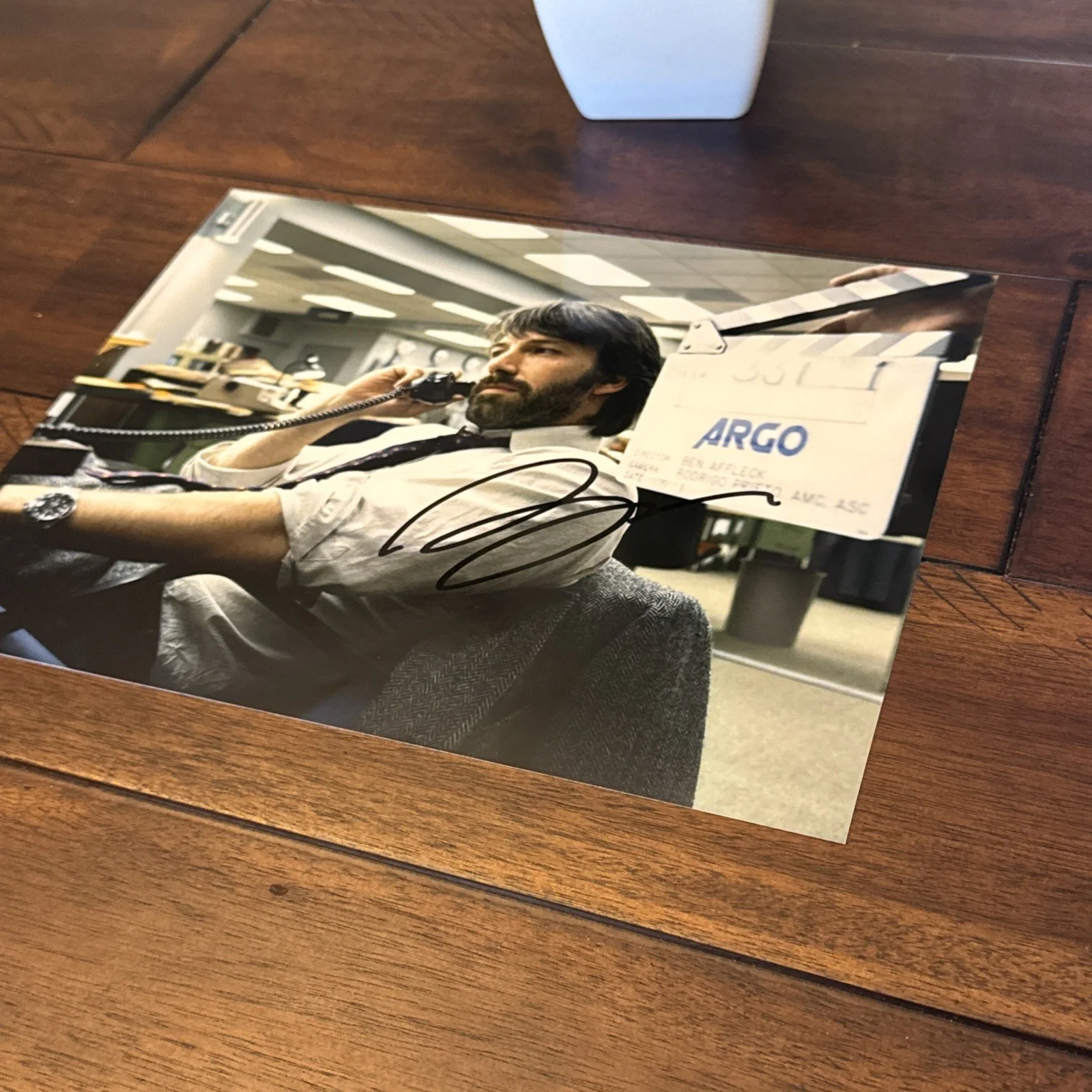 BEN AFFLECK — BEN AFFLECK SIGNED " ARGO " 8x10 PHOTO AUTOGRAPHED w/COA Matching Holograms, изображение 3